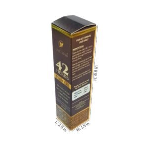 Hair oil packaging box dimensions main image