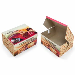 Pastry and cake packaging box