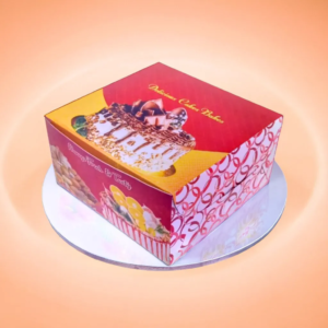 cake box mockup image