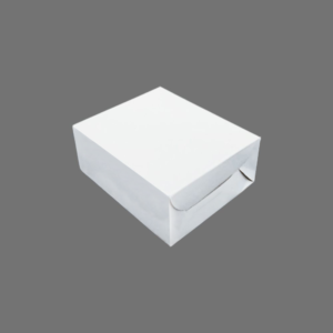 Plain White Silver Coated Food Packaging Box