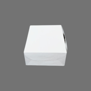 Plain White Silver Coated Food Packaging Box