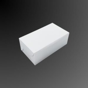 Food Packaging Box in White Colour