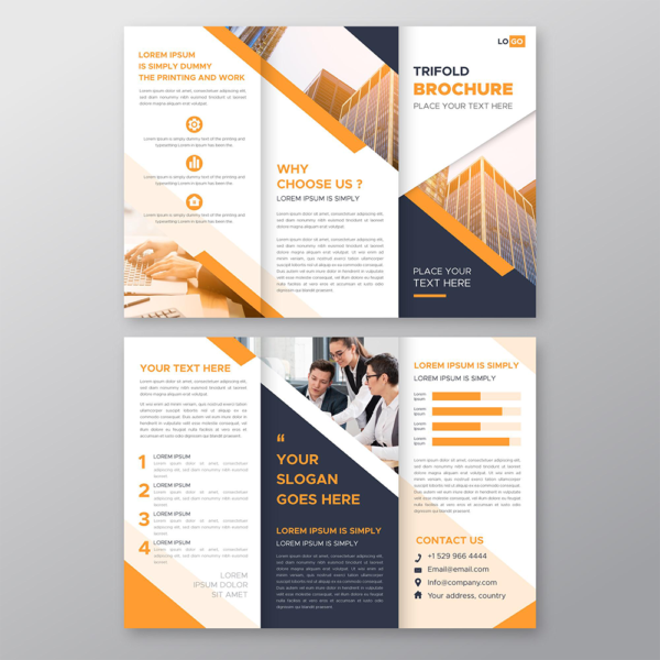 tri fold brochure