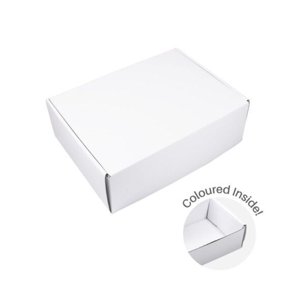 Corrugated box white