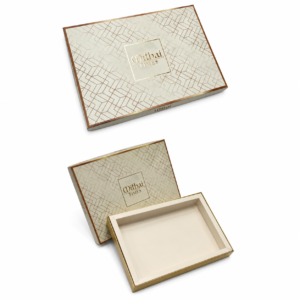 Elegant Gold-Trimmed Rigid Box