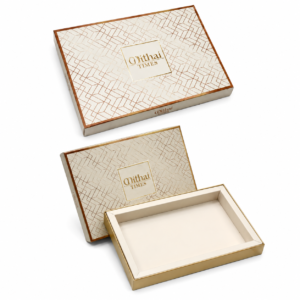 Elegant Gold-Trimmed Rigid Box