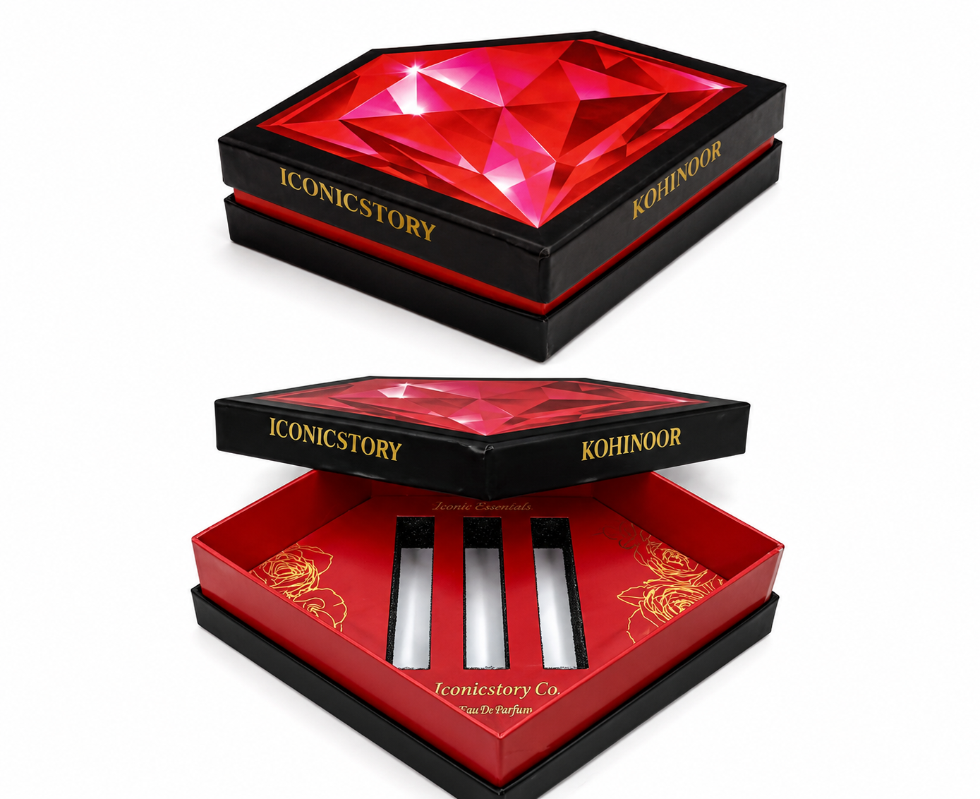 Diamond Shape Luxury Perfume Box
