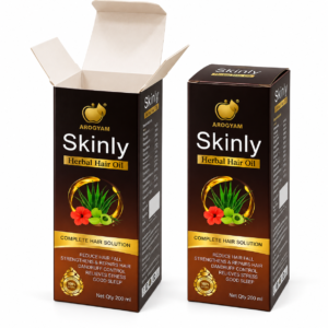 Herbal Hair Oil Packaging Box