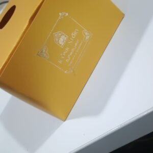 Printed Navy Blue Gift Packaging Box with Lid - Image 9
