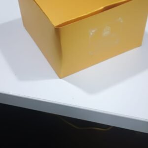 Printed Navy Blue Gift Packaging Box with Lid - Image 8